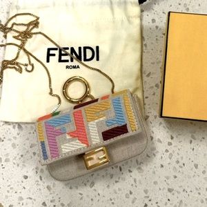 Fendi baguette nano with dustbag and box